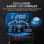 ARCCAPTAIN DC 5 In 1 TIG Welder With Pulse, 200Amp DC 5 In 1 HF/Lift/Pulse/Spot TIG & Stick, 110v/220v Dual Voltage LED Digital Display MultiProcess TIG Welding Machine with 2T/4T TIG200P