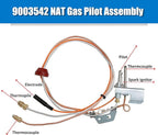 9003542 Natural-Gas-Pilot Assembly, Replacement for 100109295 9003542005 18324-190 Water Heater Pilot Assembly Compatible with A.O.Smith, Kenmore State GS and GSX Natural Gas Water Heater Kit