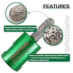 Diamond Mortar Raking Bit - 5/16" x 1" with 58-11 Thread for Brickwork Joint Mortar Removal Masonry,Stone,Concrete Angle Grinder Bit