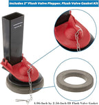 Toilet Flapper Replacement with Toilet Flush Valve Gasket Compatible with Kohler 1032640/K84284 Flapper Replacement KOHLER GP83996/GP83888 Gasket