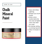 Dixie Belle Paint Company Chalk Finish Furniture Paint - Flamingo (4oz) - Matte Bright Coral Chic Chalk Mineral DIY Furniture Paint