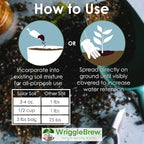 Solar Soil Vermicompost Soil Amendment from Earthworm Castings. All Purpose Plant Food and Dirt Enhancer for Gardens, Vegetables, Fruits, Houseplants. 5lb Bag. Mix with Potting Soil.