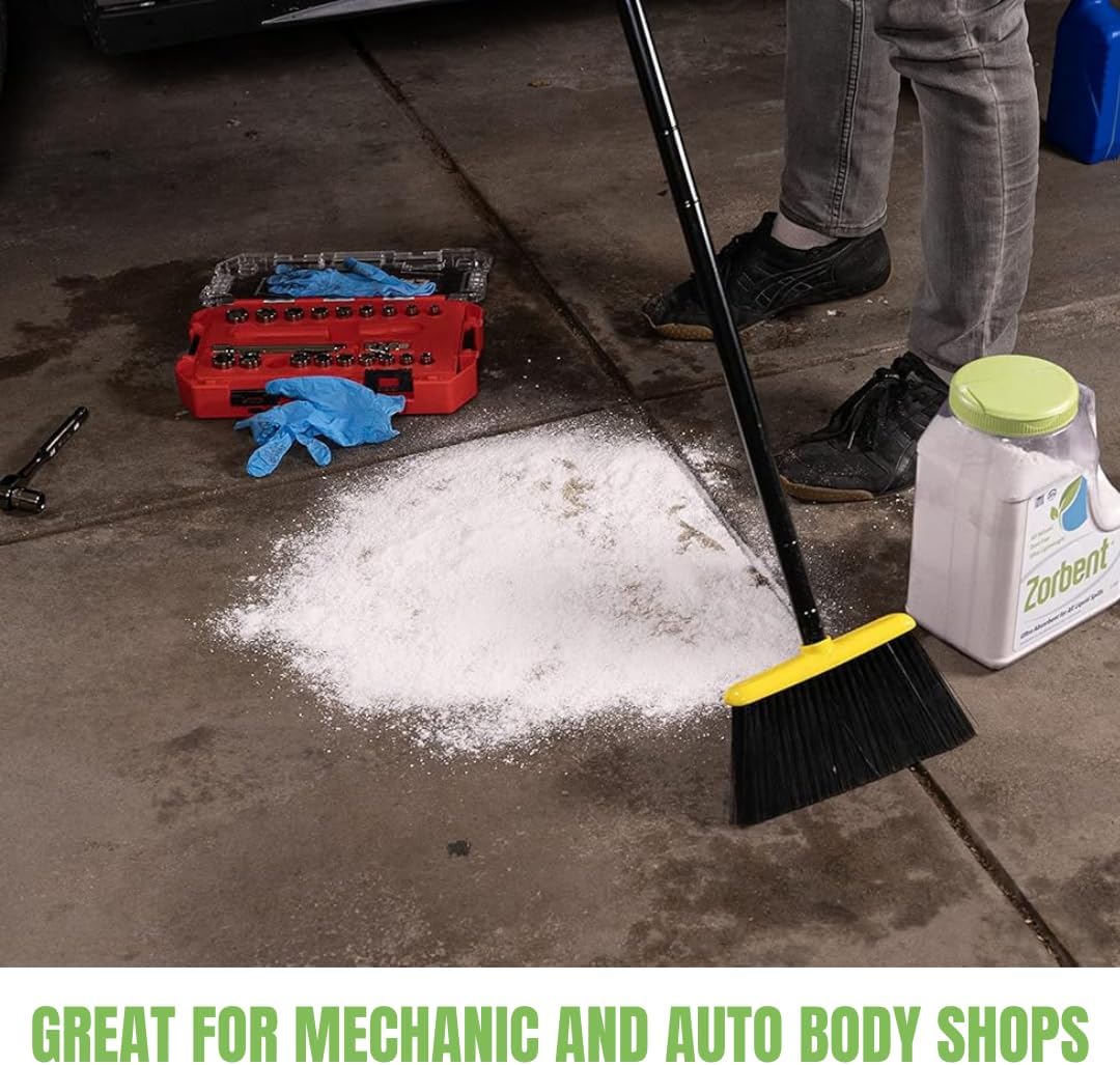 Liquid Spill Kit | 16X More Absorbent than Clay, Commercial-Grade Vomit, Urine, Oil, All Liquids Spill Powder, Reusable