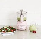 Cuisinart Mini-Prep Plus Food Processor, 24-Ounce Mini Food Processor to Chop Herbs, Vegetables, and Hard Cheese, 24-Ounce Work Bowl, Reversible Stainless Steel Blade, DLC-2APK, Pink