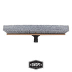 SWOPT 24” Premium Multi-Surface Push Broom Head — Indoor and Outdoor Push Broom — Cleaning Head Interchangeable with All SWOPT Cleaning Products for More Efficient Cleaning and Storage