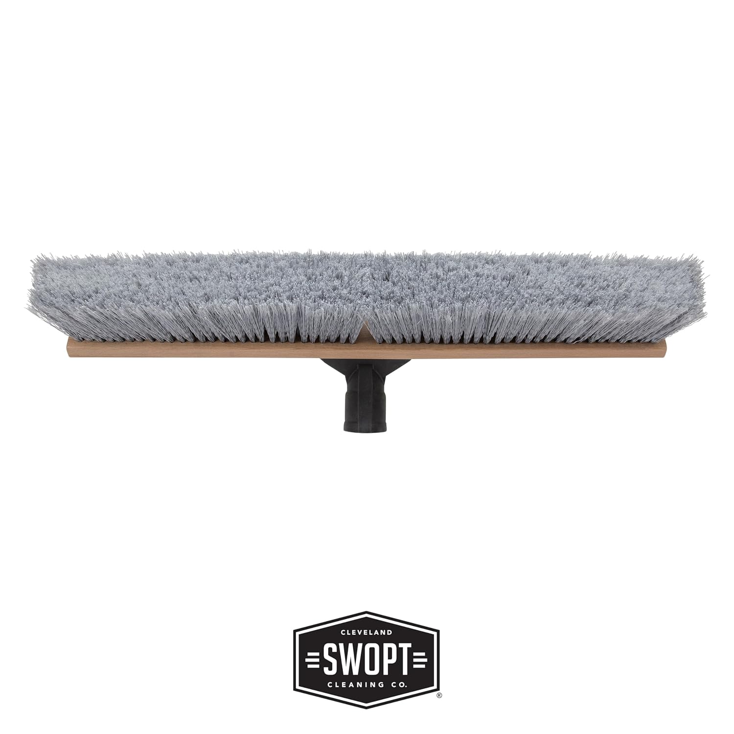 SWOPT 24” Premium Multi-Surface Push Broom Head — Indoor and Outdoor Push Broom — Cleaning Head Interchangeable with All SWOPT Cleaning Products for More Efficient Cleaning and Storage