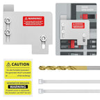Marsflex Generator Interlock Kit for Cutler Hammer Horizontal Main only CH Series TAN Breaker 150 & 200 Amp Panels, 1 1/2 Inches Spacing Between Main and Generator Breaker, Professional Interlock Kit