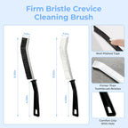 Crevice Cleaning Brush, Hard-Bristled Gap Scrub Brush, Toilet Gap Cleaning Brush Tool, for Scrub Small Spaces, Kitchen, Bathroom, Corner, Grout, Sink, Window Tracks, Hinges, 6pcs