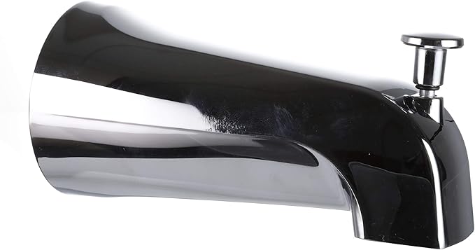 DANCO Bathroom Tub Spout with Front Pull Up Diverter, Chrome Finish, 1-Pack (88052)