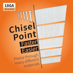 18 Gauge Brad Nails Galvanized, 5000-Count (2”, 1-1/4”, 1”, 3/4”, 5/8 Inch) 18GA Nail Gun Nails Assorted and Small Finishing Nails Assortment for Pneumatic, Electric Brad Nailer Gun