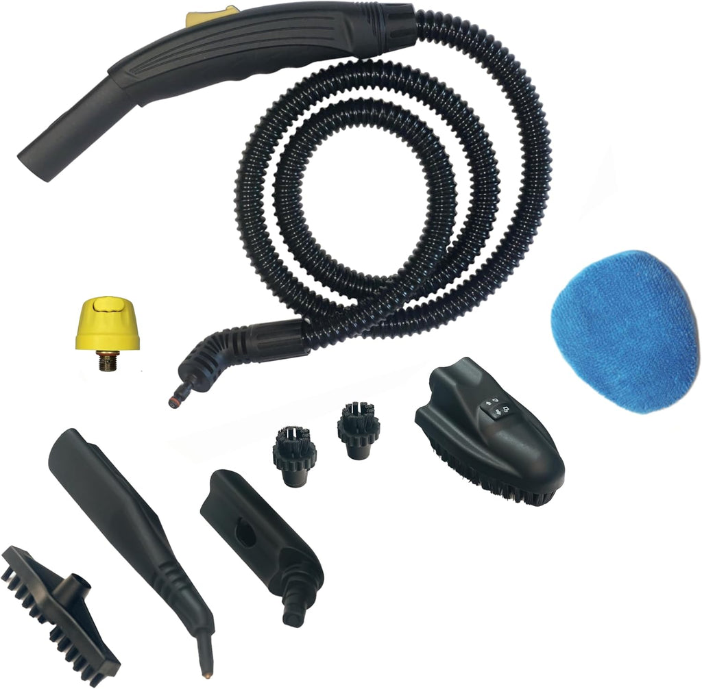 Euroflex Vapour Plus 18-Piece Steam Mop with Precision Floor Care Kit; Consumer Reports Recommended; 295°F & 50 PSI of Pressure; Kills 99.9% Bacteria & Viruses incl. Influenza (H1N1); 5 Year Warranty