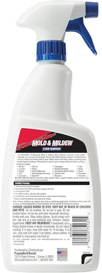 30 SECONDS Pro Mold and Mildew Stain Remover | Scrub Free | Brighter Results Instantly | Ready To Use | 32 oz Spray Bottle, 1 Gallon Refill