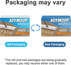 JOYMOOP Flat Mop Pads, Microfiber Mop Cleaning Pads, Washable Pads, Pads Replacement for Flat Mop or Mop Bucket Set, Pack of 4 Refills 13inch - Stripe