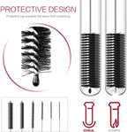 Long Straw Brush, Nylon Pipe Tube Cleaner 8.2-ihch 10 Different Diameters Set of 10