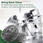 Stanley Home Products Stainless Steel Kitchen Scouring Cleaners (2 Cleaners Included)