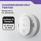Kidde Smoke & Carbon Monoxide Detector, AA Battery Powered, Voice Alerts, LED Warning Light Indicators, 30CUDR-V