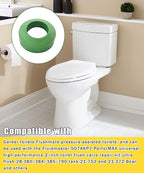 2Pcs 99-591 Toilet Tank to Bowl Replacement Gasket Compatible with Gerber toilet, ultra flush 28-380/384/385/790 tank,21-752 and 21-372 Bowl and others Replace 99-582 99-537