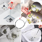 Flexible grabberDrain Snake Tool - The Ultimate 33inch Flexible Grabber for Hair, Unclog Any Drain in Minutes! Gunk & Debris in Sinks, Showers & Tubs. No More Chemicals, Just Quick Results!