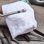 Premium White Terry Cloth Rags (25 lbs.Bag) Super Absorbent Cotton Towel Cleaning Rags for Garage, Industrial Use & Housekeeping