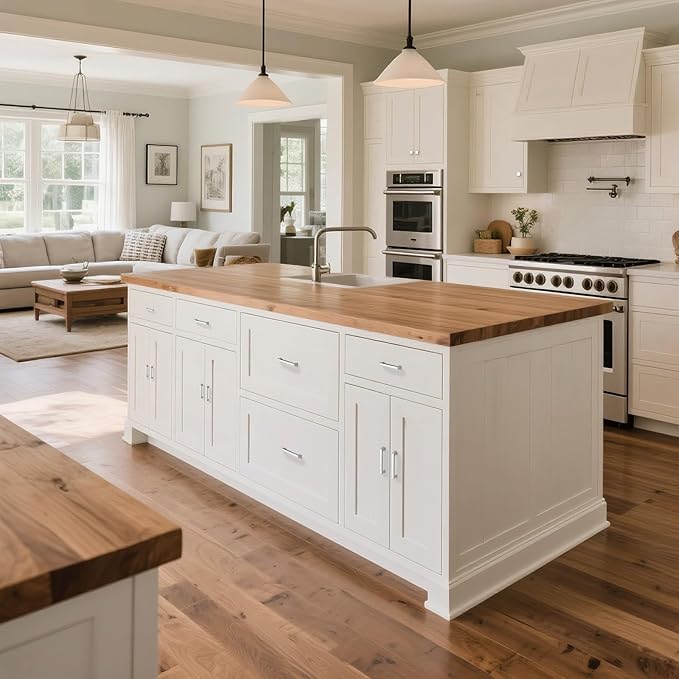 10 Pack 5 Inch(128mm) Hole Center Polished Chrome Modern Cabinet Pulls Kitchen Cabinet Handles Kitchen Cabinet Hardware Timeless Drawer Pulls for Dresser Cupboard Wardrobe, Chrome(5x10)