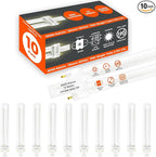 GoodBulb 13 Watt CFL Light Bulbs | 2 Pin GX23 Base 3000K Warm White | 13W High Output 800 Lumens | Single Tube Compact Fluorescent Light Bulbs Plug-in | 10 Pack