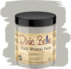 Dixie Belle Paint Company Chalk Finish Furniture Paint - Driftwood (8oz) - Matte Light Gray Chic Chalk Mineral DIY Furniture Paint