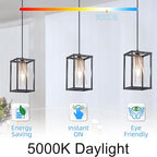 Candelabra Light Bulbs 40 watt Equivalent, Chandelier Light Bulbs Dimmable E12 LED Bulb, B10 Candle Light Bulb 5000K Daylight, 90+CRI, 400LM, Cear Glass, 24 Pack