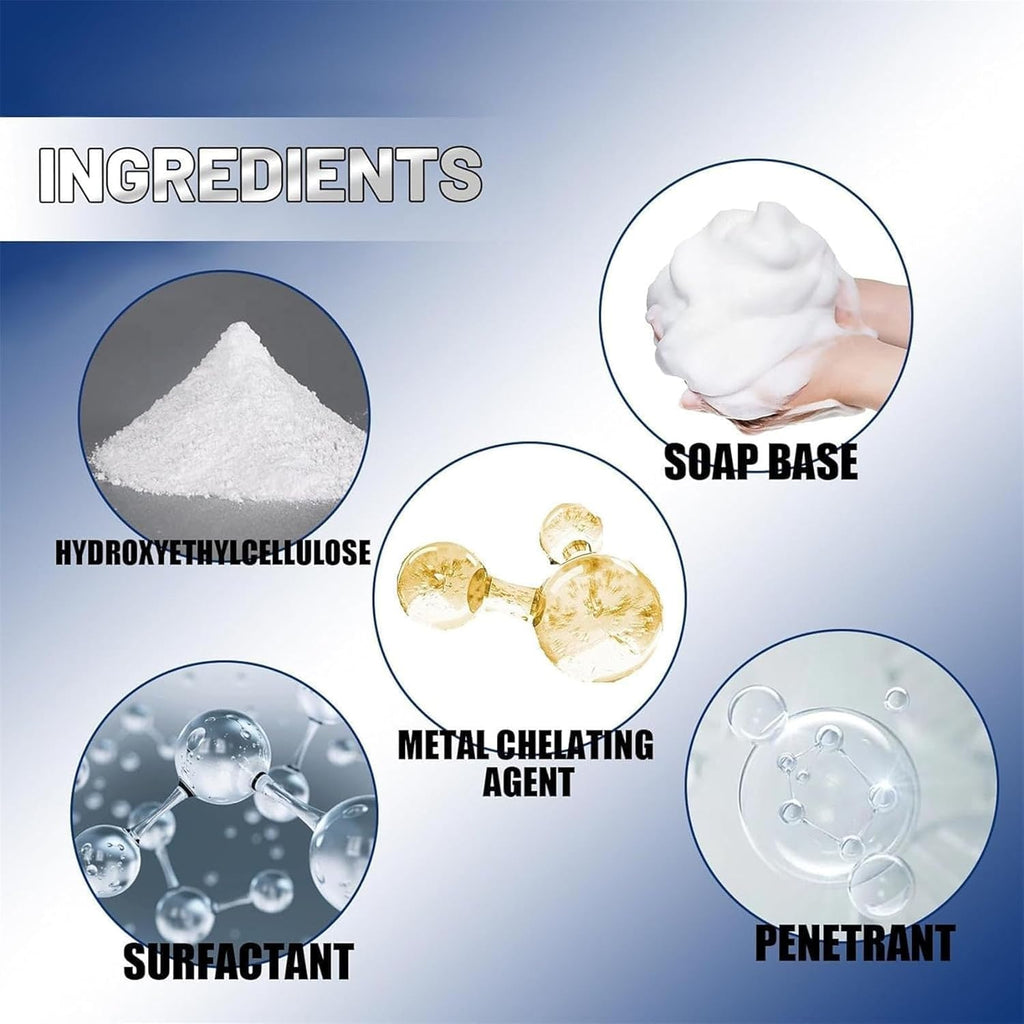 Magical Nano-Technology Stainless Steel Cleaning Paste-Surface Safe, Stainless Steel Clean Wax, Metal Polish Cream, 3 in 1 Stainless Steel Wax Cleaner, for Grease, Oven, Sink (1)