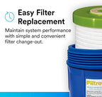 Filtrete Large Capacity Whole House Grooved Replacement Water Filter 4WH-HDGR-F01, 1-Pack, for use with 3WH-HD-S01 System