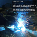 MIG Welding Gun Torch 100Amp 15ft Replacement for Lincoln Magnum 100L K530-6,Fits Lincoln Mig Gun SP-140T 180T,Easy-Core 140 180,Weld-Pak 125 125HD 140HD etc