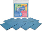 Reusable Antibacterial Cleaning Cloths – Removes 99.99% of Bacteria with Just Water | Silver-Embedded, Chemical, Odor, Streak & Scratch-Free for All Surfaces | 8 Pack