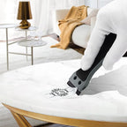 EHDIS 2pcs Plastic Razor Scraper 6-inch Long Handle Adhesive Remover Tool with 100 Double-Edge Blades for Window Tint Vinyl Scraper Decal Sticker Glue Remover (grey)