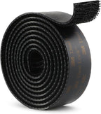 3M Dual Lock SJ3550 1"×4ft Black 1 Pack Reclosable Fastener Mounting Tape Interlocking Mushroom Shaped Strong Adhesive Hook Lock Sticy Tape for Indoor and Outdoor(DB25120)