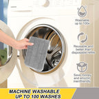 16.5 inch Reusable Mop Pads Microfiber Spray Mop Replacement Heads for Wet/Dry Mops Compatible with Bona Floor Care System (5 Pack)