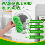 14Pcs Reusable Microfiber Mop Pads Compatible with Sweeper Mops,Dry Sweeping Cloths & Wet Mopping Pads Refills,Washable Mop Pads for Floor Cleaning