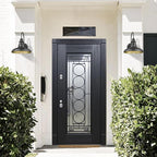 Dusk to Dawn Sensor Outdoor Barn Light Fixtures Outdoor Wall Sconces Farmhouse Wall Mount Lights Exterior Gooseneck Light Fixture Black Finish Industrial Wall Lantern for Porch, Entryways, 4 Pack