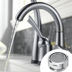 Litoexpe 15/16 Inch Faucet Aerator 4 PCS, Kitchen Sink Aerator Replacement Parts, Sink Faucet Male Thread Faucet Filter with Brass Shell and Gasket for Bathroom