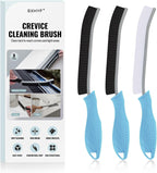 SXhyf Crevice Cleaning Brush - Grout Scrub Brush, House Cleaning Supplies, Gap Cleaning Tools, Home Essentials, Gifts for Women Men, Hard Bristle Crevice Cleaner Brush for Household Use, Bathroom