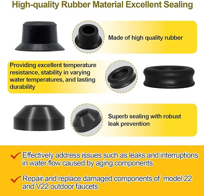 RK-22MH Faucet Repair Kit Metal Handle Compatible with Woodford Model 22,Model v22