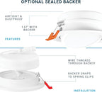 PARMIDA (12 Pack) 4 Inch LED Gimbal 5CCT Recessed Lighting, Directional Adjustable Canless Ceiling Light with J-Box, 2700K-5000K 5 Color Selectable, 9W, Eyeball Ultra-Thin Slim Panel, Dimmable, ETL