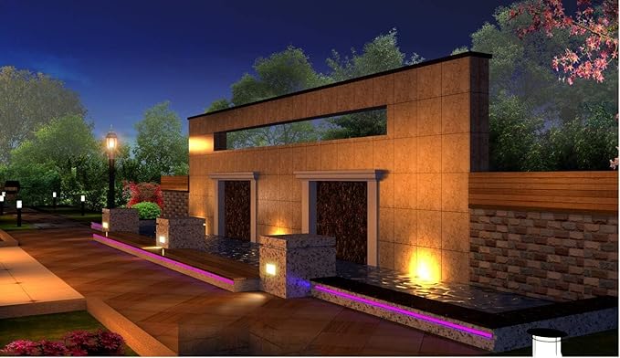 LIT-PaTH LED Outdoor Post Lighting Fixture, Pole Lantern, 9.5W 800 Lumens, 3000K Warm White, Aluminum Housing Plus Glass, Matte Black Finish, 1-Pack