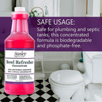 STANLEY HOME PRODUCTS Bowl Refresher Concentrate – Cleans and Freshens Toilets Automatically – 32 fl. oz. (4 Pack)