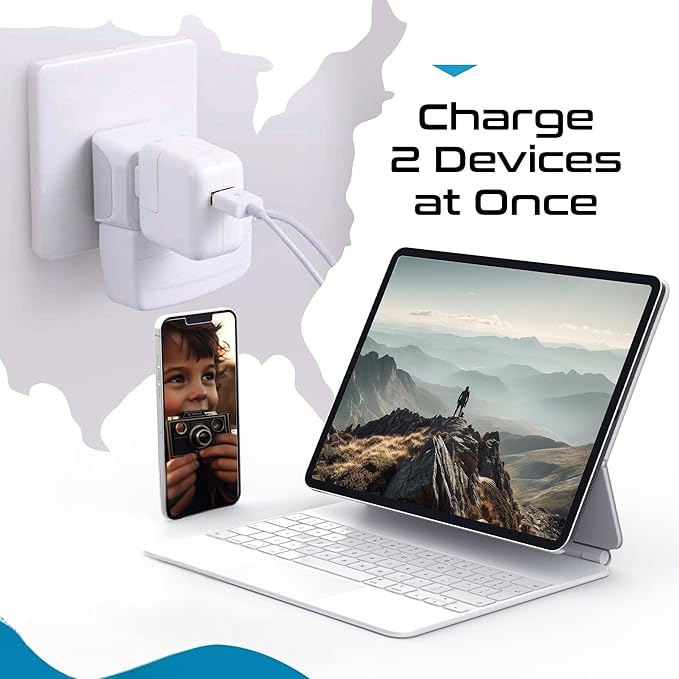 Ceptics World Travel Adapter Set - 2 in 1 USA to Europe, Asia, Africa, India, Japan, Australia, Brazil, China, Israel and more - 11 Pack - Safe Grounded - Works with Cell phones, Laptops, Chargers