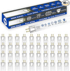 GoodBulb 21-Watt 34 Inch T5 Fluorescent Light Bulb 5000K Daylight White Color Medium Bi-Pin Base 2100 Lumens 85 CRI 36000 Life Hours Instant/Programmed Start Pack of 40 Bulbs