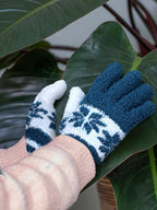 Patelai 3 Pairs Microfiber Plant Dusting Gloves Leaf Cleaning Gloves for Indoor Plants, Blinds, Furniture, House(Gray, Dark Blue, Khaki, White,Large)