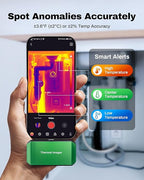 M256 Thermal Camera, 512x384 TISR Resolution Thermal Imager, 256x192 IR Resolution, -4°F~842°F Temp Range, Thermal Imaging Camera for Android Smartphones and PC(Green)