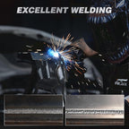 ARCCAPTAIN iControl MIG165 Pro MIG Welder 165A 120V 240V Gas MIG/Gasless Flux MIG/MMA Stick/Lift TIG/Spot Welding/Spool Gun Aluminum Welding Machine, 6 in 1 Professional Welder Machine, APP Control