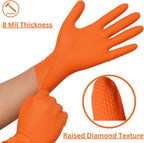 Industrial Nitrile Gloves – Heavy Duty Latex & Powder Free Disposable Gloves with Diamond Texture