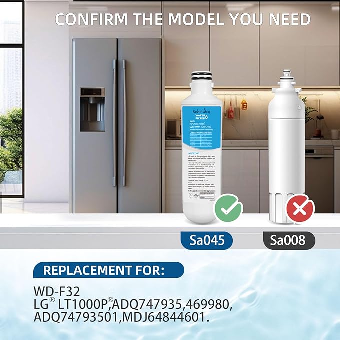 Adq747935 Water Filter for L&G Lt1000p/pc, LfxS26973s, LmxS28626s, LmwS27626s, LfxS28596s, Adq74793501, 3Pack