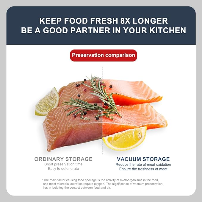 MEGAWISE Model B 2025 Vacuum Sealer | Powerful & Compact | One-Touch Automatic Food Sealer for Cold, Wet, Moist, and Dry Foods | Compatible with Thick, Medium, and Thin Bags | OMNI MACHINE (Black)